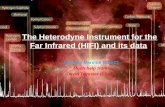 The Heterodyne Instrument for the Far Infrared (HIFI) and its data Anthony Marston (ESAC) Much help from: David Teyssier (ESAC)