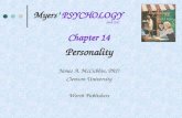 Myers’ PSYCHOLOGY (6th Ed) Chapter 14 Personality James A. McCubbin, PhD Clemson University Worth Publishers.