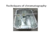 Techniques of chromatography Part 2. Techniques of chromatography A.OPEN-COLUMN CHROMATOGRAPHY B. PAPER CHROMATOGRAPHY (PC) C.THIN-LAYER CHROMATOGRAPHY.