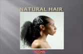 Natural Hair Natural hair can be defined as hair that has had no chemical treatment or services. No relaxer, straightener, no pressing, flatirons, tongs.