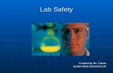Lab Safety Created by Mr. Cotoia Exeter-West Greenwich JH.