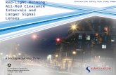 Intersection Safety Case Study Summary FHWA-SA-09-014 Red-Light Running: All-Red Clearance Intervals and Larger Signal Lenses A Michigan Success Story.