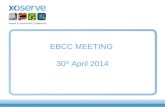 EBCC MEETING 30 th April 2014. AGENDA 1.0Introduction 2.0Minutes and Actions 3.0Operational Update 4.0Modification Proposals 5.0 Significant Code Review.