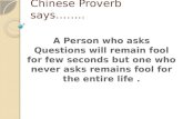 Chinese Proverb says……... Advantages void main( ) { int n, k, i ; printf(“\n Enter number:-”); scanf(“%d”, &n); for(i=2 ; i