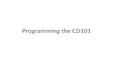 Programming the CD101. Push and hold the SET button for 3 seconds.