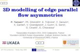 1/1318 th PSI conference – Toledo, May 2008P. Tamain Association EURATOM-CEA 3D modelling of edge parallel flow asymmetries P. Tamain ab, Ph. Ghendrih.