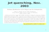 1 Jet quenching, Nov. 2003 hep-ph/0310079; CERN-TH-2003-244.