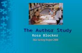 The Author Study Rosa Blocker The Information Process Steps Planning Locating sources of information Making notes Organizing the information Creating.