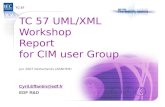 TC 57 TC 57 UML/XML Workshop Report for CIM user Group Jun 2007 Netherlands (ARNHEM) Cyril.Effantin@edf.fr EDF R&D.