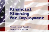 Financial Planning for Deployment Fleet and Family Support Center.