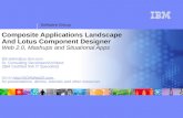 Software Group Composite Applications Landscape And Lotus Component Designer Web 2.0, Mashups and Situational Apps Bill.Hahn@us.ibm.com Sr. Consulting.
