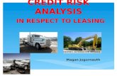 CREDIT RISK ANALYSIS Magan Jugurnauth IN RESPECT TO LEASING.