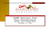 CDSMP Business Plan Data Presentation Heather Iliff & Wendy Wolff November 17, 2014.
