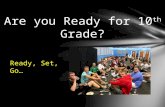 Are you Ready for 10 th Grade? Ready, Set, Go…. Video: How to Choose High School Classes How to choose high school classes.