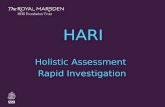 The Royal Marsden HARI Holistic Assessment Rapid Investigation.