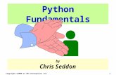 Copyright ©2000-14 CRS Enterprises Ltd 1 Python Fundamentals by Chris Seddon.