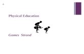 + Physical Education Games Strand. + Aims and Rationale of the Games Curriculum Through games children will acquire, develop and refine a wide variety.