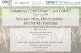 Enhancing COMET-Farm TM and COMET- Planner TM for User Utility, Effectiveness, and Market Purposes Adam Chambers Natural Resources Conservation Service.