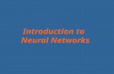 Introduction to Neural Networks. Biological neural activity –Each neuron has a body, an axon, and many dendrites Can be in one of the two states: firing.