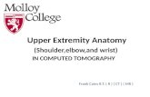 Upper Extremity Anatomy (Shoulder,elbow,and wrist) IN COMPUTED TOMOGRAPHY Frank Cairo R.T. ( R ) ( CT ) ( MR )