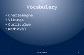 Vocabulary Charlemagne Vikings Curriculum Medieval SS.2.3.HS.21.
