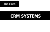 CRM SYSTEMS STATS & FACTS. 75% of Sales Managers say that using a CRM helps to drive and increase sales Source.