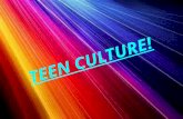 TEEN CULTURE!. Teen culture is the way teenagers live, their habits, interests, hobbies and styles. We are going to tell you about this issue, so you.