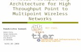 A Radio Multiplexing Architecture for High Throughput Point to Multipoint Wireless Networks Ramakrishna Gummadi Rabin Patra, Sergiu Nedevschi, Sonesh Surana,