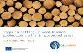 Steps in setting up wood biomass production chains in protected areas SILA NATIONAL PARK – ITALY.