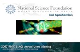 Ani Aprahamian. Research Highlights - Examples NSF - External Home page  NSF - Mathematical and Physics Sciences Directorate NSF -