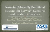 The Role of Practitioner Advisors Penn State – Harrisburg Chapter Case Study Greg Scott and Ryan Mastowski.