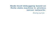 Xiong Junjie Node-level debugging based on finite state machine in wireless sensor networks.