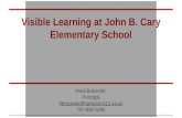 Visible Learning at John B. Cary Elementary School Heidi Brezinski Principal hbrezinski@hampton.k12.va.us 757-850-5092.