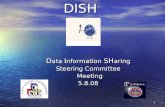 1 DISH D ata I nformation SH aring Steering Committee Meeting 5.8.08