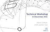 Technical Workshop 5-6 November 2015 Alberto Di Meglio CERN openlab Head.