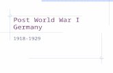 Post World War I Germany 1918-1929. 2 Crisis and Conflict: Impact of World War I Copyright 2006 Millions of dead, wounded or homeless people Millions.