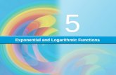 Exponential and Logarithmic Functions 5. 5.3 Logarithms Exponential and Logarithmic Functions Objectives Switch between exponential and logarithmic form
