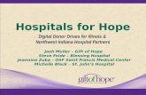Hospitals for Hope Digital Donor Drives for Illinois & Northwest Indiana Hospital Partners Josh Muller – Gift of Hope Steve Felde – Blessing Hospital Jeannine.