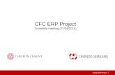Ganda ERP Project | CFC ERP Project bi-weekly meeting (21/04/2014)