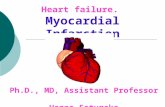 Heart failure. Myocardial Infarction Ph.D., MD, Assistant Professor Hanna Saturska.
