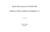 Beam Wire Scanner for PS/SPS/PSB Update on Motor Supplier Investigations - 2 Dmitry Gudkov BE-BI-ML 24-July-2015.