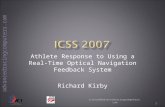 Adv  richard@adv  1 Athlete Response to Using a Real-Time Optical Navigation Feedback System Richard Kirby