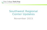 Southwest Regional Center Updates November 2015. School Improvement Institute Nov. 19 and Nov. 20 Renaissance Columbus Tech Prep Track- Nov. 19.