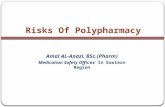 Risks Of Polypharmacy Amal AL-Anazi, BSc.(Pharm) Medication Safety Officer In Eastern Region.