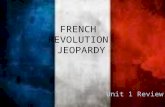 FRENCH REVOLUTION JEOPARDY Unit 1 Review. JEOPARDY The Road to Revolution The Revolution & Constitutional Monarchy The TerrorNapoleon’s Empire Grab Bag!