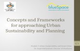 Concepts and Frameworks for approaching Urban Sustainability and Planning Module 1 Urban Sustainability and Smart Cities Dr. Asad Mohammed, Director of.
