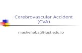 Cerebrovascular Accident (CVA) mashehabat@just.edu.jo.