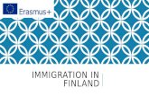 IMMIGRATION IN FINLAND. AMOUNT OF ASYLUM SEEKERS IN RECENT YEARS 2015 - 20 000 asylum seekers before October. 2014 - 3651 2013 - 3238 After September.