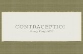CONTRACEPTIONCONTRACEPTION Nancy Kang PGY2Nancy Kang PGY2