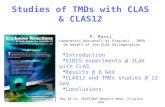 Studies of TMDs with CLAS & CLAS12 P. Rossi Laboratori Nazionali di Frascati - INFN On behalf of the CLAS Collaboration  Introduction  SIDIS experiments.